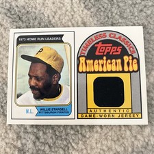 2001 Topps American Pie Willie Stargell Timeless Classics Jersey Card Pirates