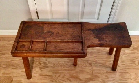 antique cobblers bench,early americana collectible,great vintage condition Cover