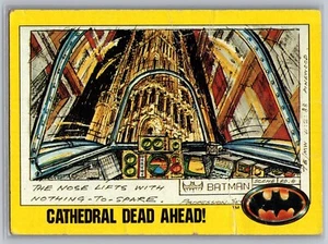 1989 Topps Batman 2nd Series #208 Cathedral Dead Ahead! DC Comics Trading Card - Picture 1 of 2