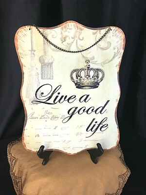 NWT Hanging Magnetic Memo Board CROWN/TASSELS Motif - French Country - Image 1 of 4