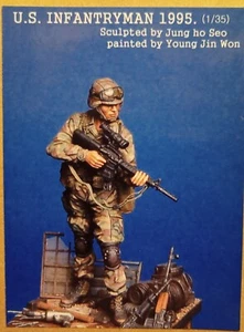 MODELLISMO - U.S. Infantryman 1995 - Scale 1/35 Resin Figure - Foto 1 di 1