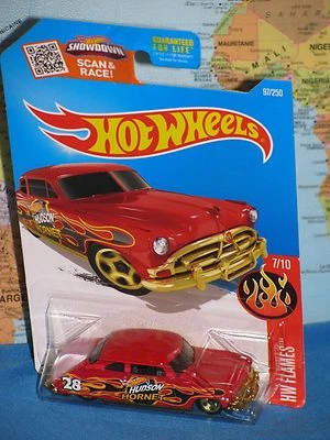 HOT WHEELS 1952 HUDSON HORNET #97/250 HW FLAMES RED 52 **BRAND NEW & VHTF** - Image 1 of 4