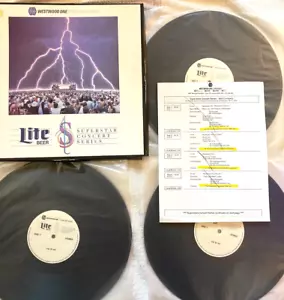 2/16/91 SUPERSTARS CONCERT: BAD COMPANY LIVE IN CONCERT 3 LPs/90 MIN/14 TUNES - Foto 1 di 2