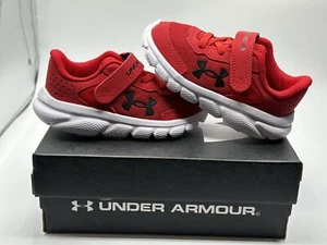 Under Armour BINF Assert 9 AC Red/White Toddler Boys Sneakers MULTI SIZE - Picture 1 of 6