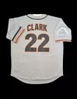 Will Clark Jersey San Francisco Giants 1989 Road Throwback Stitched NEW 