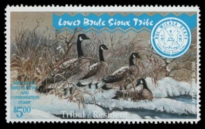 1999 Lower Brule Sioux Tribe - LB41-43 set of 3 waterfowl - Image 1 of 3