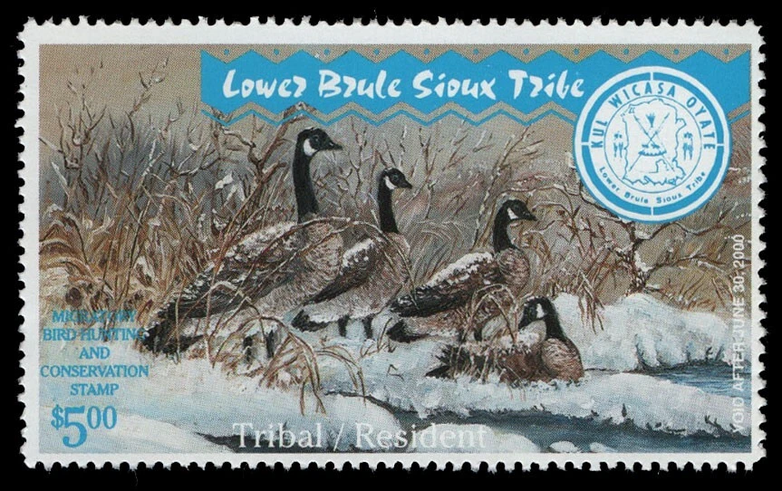 1999 Lower Brule Sioux Tribe - LB41-43 set of 3 waterfowl - Image 1 of 3