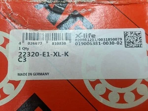 FAG X-Life 22320-E1-XL-K-C3 Cuscinetto a rulli sferico 100mm X 215mm X 73mm Nuovo - Foto 1 di 2