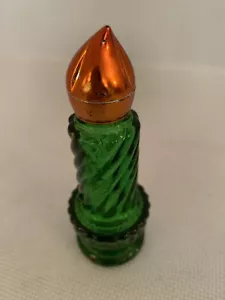Vintage Avon Christmas Candle Shape Perfume Bottle 4.5” Empty - Picture 1 of 3