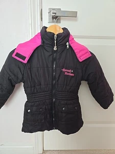 Disney Hannah Montana Winter Ski Jacket Hoodie Detach Fluffy 5/6 - Picture 1 of 8