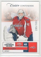 2011-12 Panini Contenders #190 Todd Ford RC 289/999 Calder CC - Flat S/H