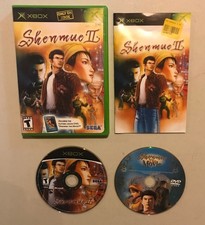 Shenmue II w/ Movie DVD Microsoft Xbox Video Game Complete CIB original x box 2