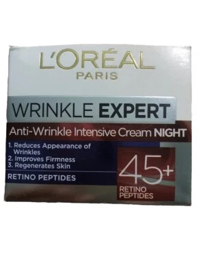 L'Oreal Anti Wrinkle Expert 45+ Retino Peptides Intensive Night Cream - 50ml - Image 1 of 4