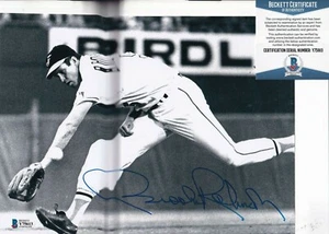 BROOKS ROBINSON signed (BALTIMORE ORIOLES) baseball 8X10 photo BECKETT Y75613 - Picture 1 of 1