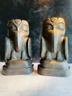 Pair of Amos Wallace c. 1967 Griffins, Alaska Totem Figure Bookends