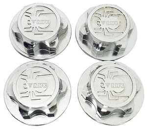 NHX RC 1/8 17mm Aluminium Spider Radmuttern (4) - silber - Bild 1 von 4