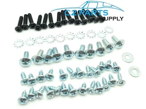1963-1967 C2 Corvette Hardtop Weatherstrip Fastener Kit Screw Set (61PC) - Bild 1 von 2