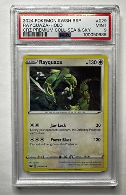 Rayquaza SWSH029 SWSH: Sword & Shield Promo Cards Holo PSA 9 - Image 1 of 2