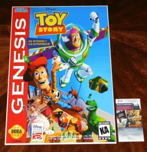 TIM ALLEN "BUZZ LIGHTYEAR" TOY STORY SIGNED 12X18 SEGA GENESIS POSTER JSA COA!! - Picture 1 of 1