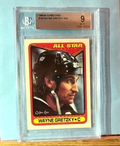 1990-91 O-PEE-CHEE WAYNE GRETZKY ALL STAR AS2 #199 BGS MINT 9 - Picture 1 of 1