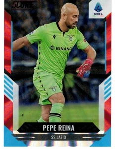 PANINI SCORE SERIE A 2021-2022 PARALLEL CARD N. 141 PEPE REINA RED LASERS LAZIO - Picture 1 of 2
