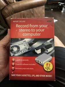 Xitel Inport Deluxe Software Record From Your Stereo To Your Computer Open Box - Picture 1 of 2