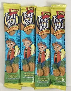 Jovy Fruit Roll Snacks -Pineapple (48 Packets per Order) - Perfect for Snacks - Picture 1 of 1