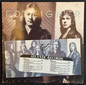 LOU GRAMM AUTOGRAPHED SIGNED FOREIGNER RECORD ALBUM BECKETT AUTHENTICATED BAS - Picture 1 of 2