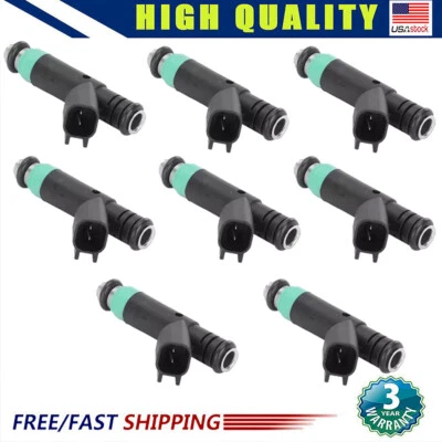 8pcs Fuel Injector FJ475 For 2001-2007 Jeep Grand Cherokee 4.7L V8 53032145AA - Изображение 1 из 4