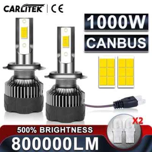 1000W LED Car Headlight H4 H11 Bulb 9012 H3 H1 H8 H9 Auto Lamp 4300K 6K 8K 12V - Picture 1 of 21