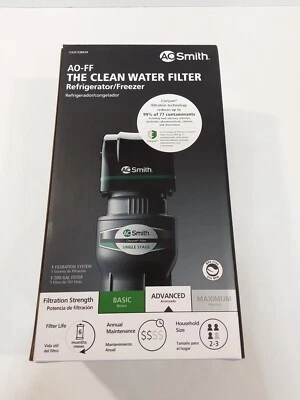 A. O. SMITH AO Smith AO-FF Clean Water Advanced Carbon Water Filtration System New