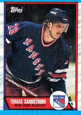 1989-90 Topps Box Bottoms #C Tomas Sandstrom