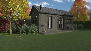 LUDVIKÅ- LOG CABIN/LODGE/GLAMPING. PRICE IS APPROX PER SQUARE METRE. - Picture 1 of 7
