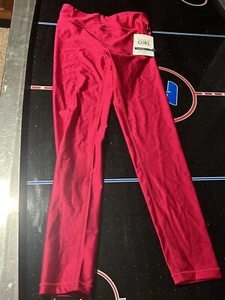 Athleta Girl Leggings  XXL 16 High Rise Chit Chat Shine  Tight Hot Pink NWT $55 - Picture 1 of 7