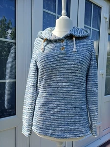 Ladies Weird Fish Blue Sweatshirt Size 12 - Picture 1 of 8