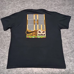 Nike Lebron James Shirt Herren XL Schwarz LBJ Tigerstreifen Safari Kurzarm - Bild 1 von 10