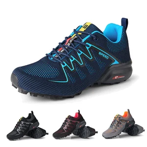 MTB Ciclismo Zapatos Zapatillas Ciclismo Hombres Motocicleta Zapatos Tejidos Transpirables Bicicleta - Imagen 1 de 14