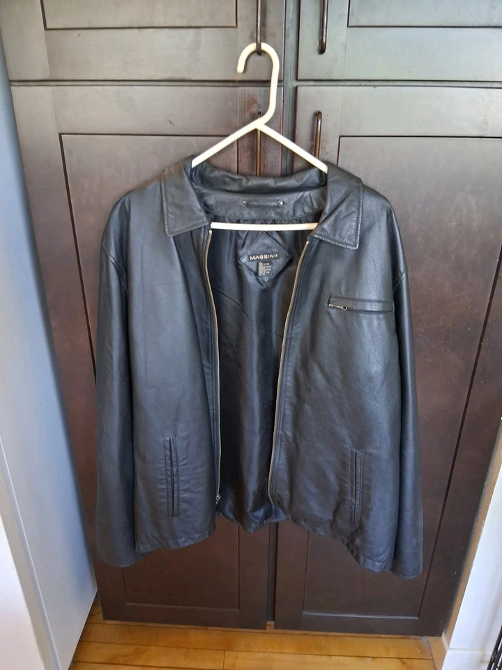 CHAQUETA DE CUERO MASSINI HOMBRE Foto 1 de 4