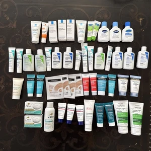 La Roche-Posay Cerave Cetaphil Neutrogena Avene Skin Care Travel Size: 50 Lot - Picture 1 of 6