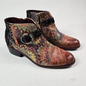 Spring Step L'Artiste Ankle Boots Size 39 US10 - Picture 1 of 11