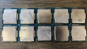 (LOT OF 10) Intel 4th Gen i5-4570S(5) 4590(1) 4590S(4) CPUs TESTED Fast Ship! - Picture 1 of 3