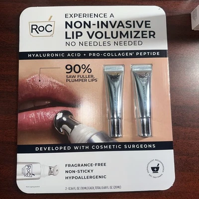 Tratamiento voluminizador de labios Roc Derm Correxion paquete de 2 0,34 fl oz cada uno Foto 1 de 4