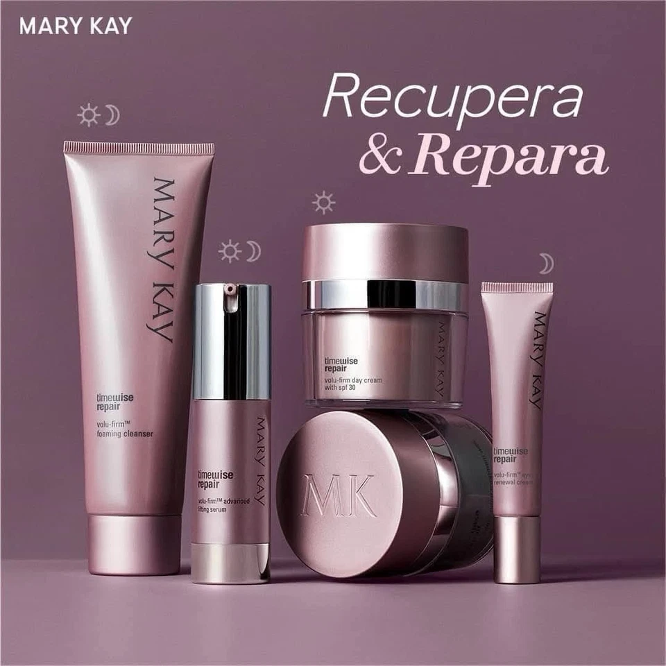 Mary Kay TimeWise Repair Avanzado  Set Anti-Edad Volu-Firm 5 Piezas Original - Imagen 1 de 2