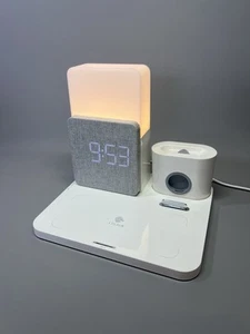 Qi Wireless Fast Charging Station 15W Alarm Clock LED Lamp Bedside Night Light - Zdjęcie 1 z 23