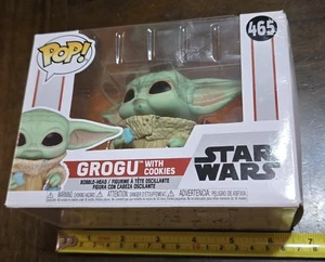 33/4" Funko Pop Grogu with Cookies Star Wars The Mandalorian #465 - Bild 1 von 8