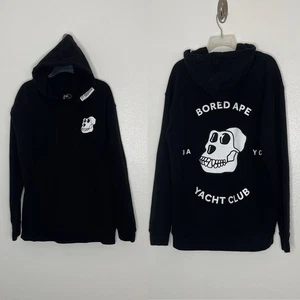 Bored Ape Yacht Club Schwarz Herren Sweatshirt Hoodie Größe L - Bild 1 von 7