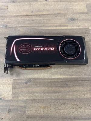 EVGA NVIDIA GeForce GTX 570 1.25 GB GDDR5 PCI Express 2.0 x16 Video Card - Image 1 of 4