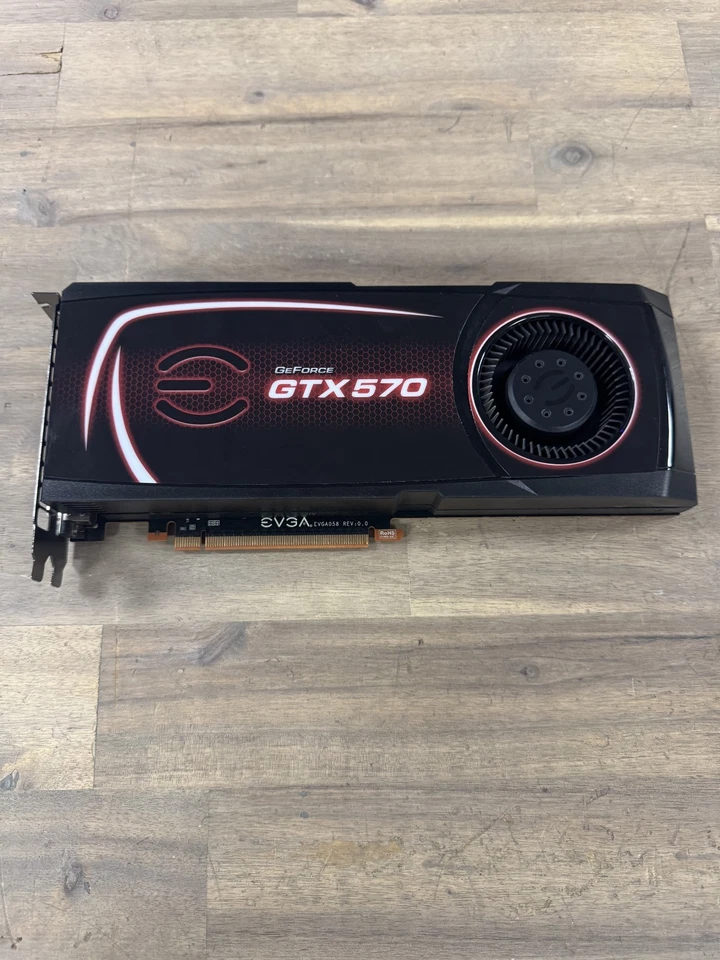 EVGA NVIDIA GeForce GTX 570 1.25 GB GDDR5 PCI Express 2.0 x16 Video Card - Image 1 of 4