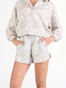 Simply Southern Camo Contrast Lounge Shorts - Picture 1 of 3