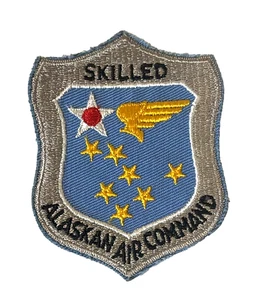 Vintage USAF Alaskan Air Command (AAC) "Skilled" Patch - Picture 1 of 1